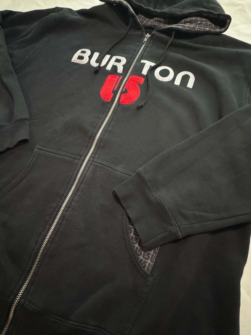 Burton Snowboard Skate Y2K Zip Hoodie Men’s Large Streetwear